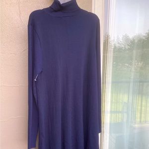AB Studio Blue Sweater Dress.